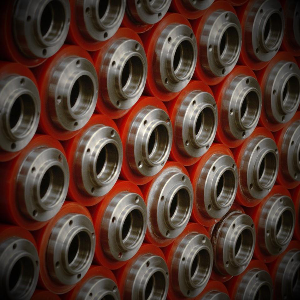 FOCUS: POLYURETHANE COATING OF ROLLERS AND WHEELS