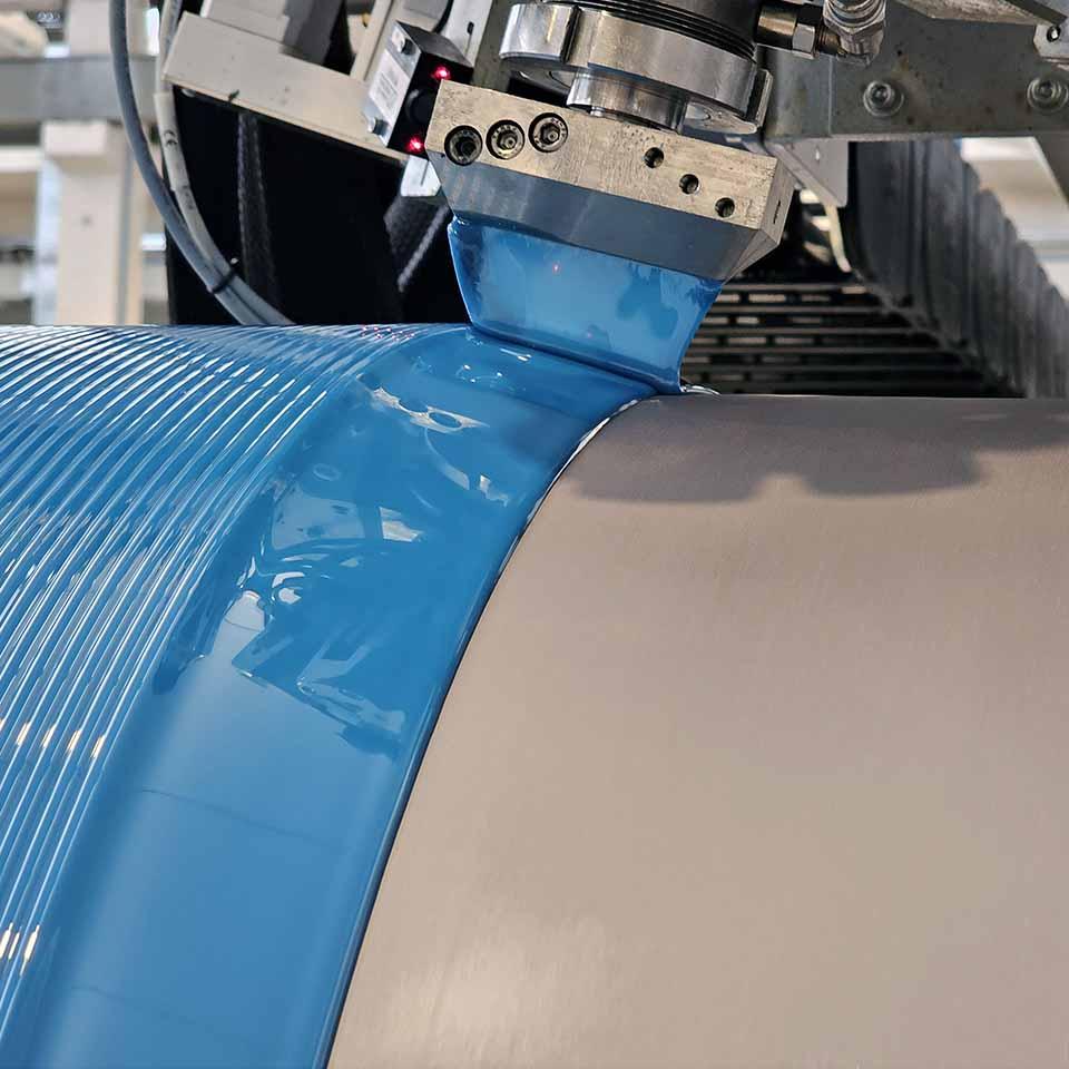 NEW RIBBON-COATING MACHINE